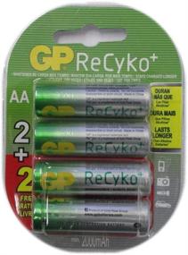 img 3 attached to GP Recyko AA NiMH Pre-Charged Rechargeable 1.2v 2100mAh 2 Batteries + 2 Bonus Batteries - Pack of 4