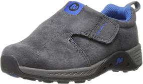 img 4 attached to 👞 Мокасины для мальчиков - детские обувь Merrell Jungle Outdoor цвета Gunsmoke