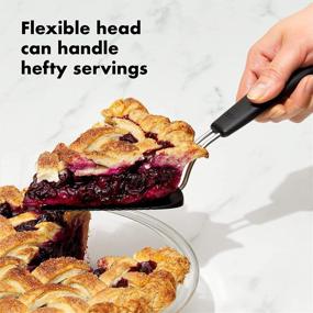 img 1 attached to 🥧 OXO Good Grips Black Nylon Flexible Pie Server: Efficiently Serve your Delicious Pies with Ease