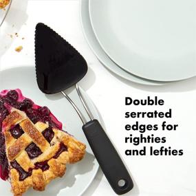 img 2 attached to 🥧 OXO Good Grips Black Nylon Flexible Pie Server: Efficiently Serve your Delicious Pies with Ease