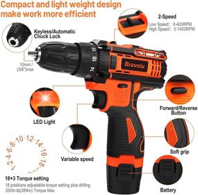 img 2 attached to Powerful and Convenient: Cordless Batteries Bravolu 💪 Electric 2 Variable - Unleash the Wireless Efficiency!