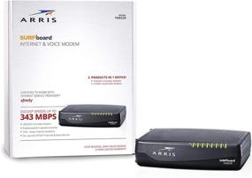 img 4 attached to 💨 ARRIS Surfboard TM822R - Docsis 8X4 Cable Modem/Telephone Certified for XFINITY | Download Speed: Up to 343 Mbps