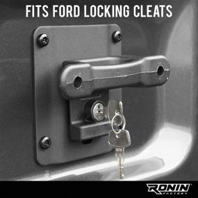 img 3 attached to 🔒 Повышение безопасности груза: кронштейны для фиксации от Ronin Factory для Ford F150 F250 F350 и Raptor (2015-настоящее время)