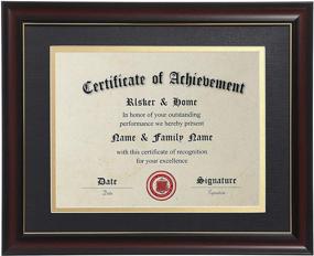 img 4 attached to ELSKER HOME 8 5×11 Certificate Frame Home Decor