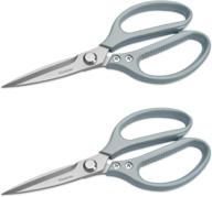 🔪 kbenison leather scissors: high-quality stainless sewing shears for effortless cutting - perfect for crafting, tailoring, fabrics, belts, and more! logo