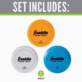 img 3 attached to 🥏 Ultimate Disc Golf Pro Set by Franklin Sports - 3 Premium Discs for Superior Performance