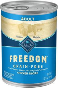 img 3 attached to 🐾 Blue Buffalo Freedom Grain-Free Adult Wet Dog Food, 12.5 oz - Pack of 12 Cans