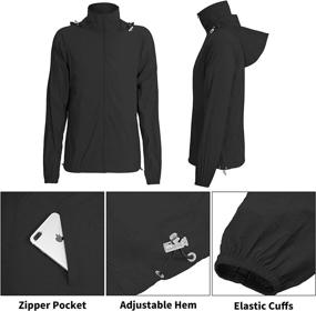 img 2 attached to 👒 Stay Protected from Harmful UV Rays: Women's Lightweight Hooded Windbreaker Jacket with UPF 50+ Sun Protection for Hiking