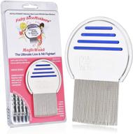 🪄 fairy licemothers' magicwand: a metal comb for effective head lice removal, ideal for thick and thin hair logo