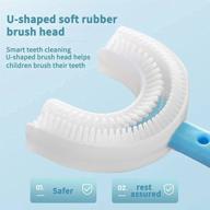 u shaped toothbrush 2 12year training childrens logo