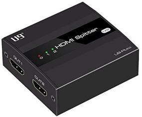 img 2 attached to 📺 U9 ViewHD Latest 4K 1x2 HDMI Splitter: Enhance Your Home Entertainment Setup with Dual Monitor Display, Xbox, PS3/4, Roku, Chromecast, Shield, Fire Stick, Apple TV, Blu-ray Support - Model: U9-Pluto