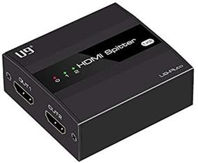 img 4 attached to 📺 U9 ViewHD Latest 4K 1x2 HDMI Splitter: Enhance Your Home Entertainment Setup with Dual Monitor Display, Xbox, PS3/4, Roku, Chromecast, Shield, Fire Stick, Apple TV, Blu-ray Support - Model: U9-Pluto
