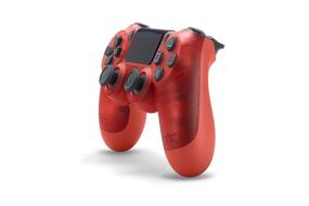 img 3 attached to Sony Dualshock 4 Wireless Controller for PlayStation 4 - Red Crystal - PS4