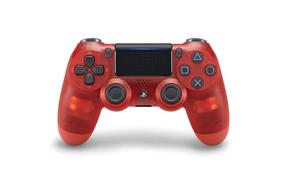 img 4 attached to Sony Dualshock 4 Wireless Controller for PlayStation 4 - Red Crystal - PS4