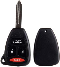 img 1 attached to 💳 ECCPP OHT692713AA Keyless Entry Remote Key Fob Replacement for Chrysler 300, Dodge Charger, Jeep Grand Cherokee - Uncut, High-Quality Replacement Key Fob - Buy Now!