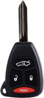 💳 eccpp oht692713aa keyless entry remote key fob replacement for chrysler 300, dodge charger, jeep grand cherokee - uncut, high-quality replacement key fob - buy now! logo