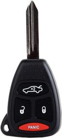 img 4 attached to 💳 ECCPP OHT692713AA Keyless Entry Remote Key Fob Replacement for Chrysler 300, Dodge Charger, Jeep Grand Cherokee - Uncut, High-Quality Replacement Key Fob - Buy Now!