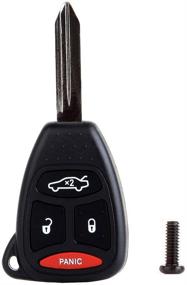 img 3 attached to 💳 ECCPP OHT692713AA Keyless Entry Remote Key Fob Replacement for Chrysler 300, Dodge Charger, Jeep Grand Cherokee - Uncut, High-Quality Replacement Key Fob - Buy Now!