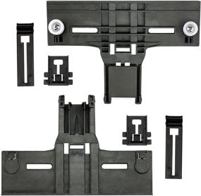 img 4 attached to 🔧 Улучшенный набор из 6 деталей для посудомоечной машины: верхняя корзина W10350376, 2x позиционер для посуды W10195840 и 2x регулировщик корзины W10195839 с диаметром 0,9 дюйма, включая стальные винты.