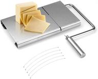 versatile stainless steel cheese slicer and butter cutting board - convenient cheese cutting table logo