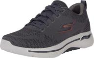 skechers fit athletic workout walking charcoal logo