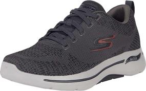 img 4 attached to Skechers Fit Athletic Workout Walking Charcoal