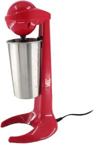 img 1 attached to Stainless Steel Electric Milkshake Machine in Vibrant Red - Ideal for Making Milkshakes