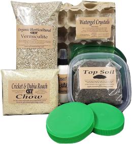img 4 attached to Complete Cricket Colony Starter Kit: 6-Egg Flats, Vermiculite, Top Soil, Screen, Feed Sample & More!