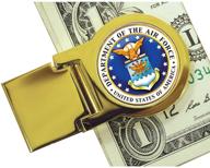 goldtone moneyclip colorized washington quarter logo