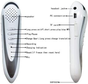 img 1 attached to Ramadan Digital Quran Pen 8GB Memory Downloading Reciters And Languages English Arabic Urdu French Spanish German Etc