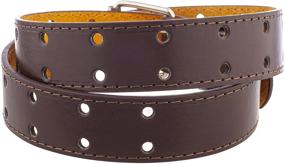 img 1 attached to Kids Two Hole Belt Faux Leather