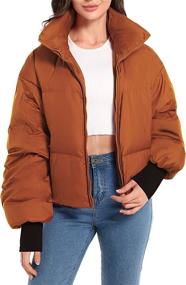 img 4 attached to 🧥 Stay Cozy and Stylish with Oroaly Womens Winter Oversized Down Coats, Jackets & Vests