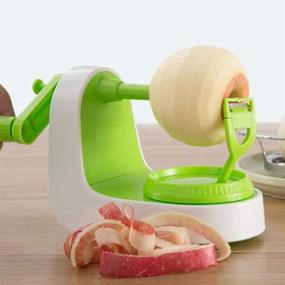 img 2 attached to 🍎 Apple Peeler Slicer, Multipurpose Fruit Peeler, Vegetable and Fruit Peeler with Fast Manual Setting and 8 Blade Slicer - Ideal for Apples, Pears, Potatoes, and More!