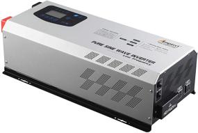 img 4 attached to 💡 High-Capacity 5000W Peak 15000W Pure Sine Wave Power Inverter for Off-Grid Solar Systems - 24V DC to 120/240V AC Split Phase, with Battery AC Charger