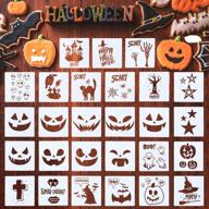 halloween painting expression templates decorative logo