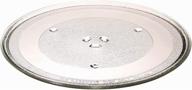 13 1/2 inches microwave glass turntable plate/tray replacement - compatible with ge wb39x10032 logo