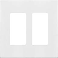 🔌 enerlites si8832-w-sticker 2-gang screwless decorator wall plates child safe outlet covers logo