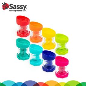 img 3 attached to 🌧️ Optimized Stem Play Set: Sassy Rain Barrels with Connective Funnels and 8 Snap-Together Tubes