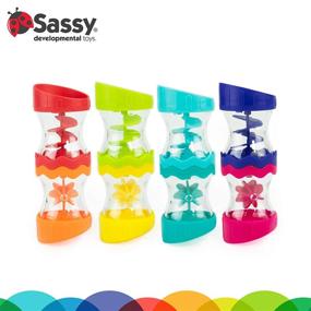 img 2 attached to 🌧️ Optimized Stem Play Set: Sassy Rain Barrels with Connective Funnels and 8 Snap-Together Tubes