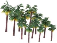 🌴 vibrant winomo 12 pcs model trees: realistic rainforest plastic train palm tree diorama scenery - perfect for miniature layouts 16 10 5cm логотип