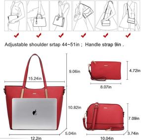 img 3 attached to LOVEVOOK Handbags Shoulder Ladies Satchel