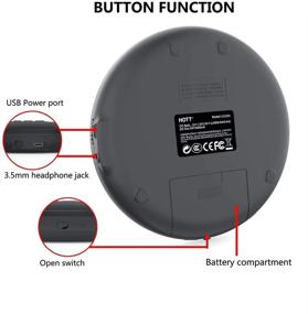 img 3 attached to Портативные наушники CCHKFEI Anti Skip Anti Shock