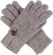 adults black gloves button embellishment men's accessories in gloves & mittens logo