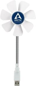 img 4 attached to 🌀 ARCTIC Breeze Mobile - Mini USB Desktop Fan with Flexible Neck, Portable Desk Fan for Home & Office, Silent USB Fan, Fan Speed: 1700 RPM - White