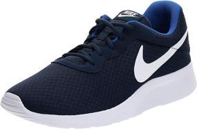 img 4 attached to 👟 Highly Breathable Textile Uppers and Comfortable Lightweight Cushioning in NIKE Men's Tanjun Sneakers