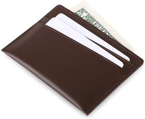 img 4 attached to 💼 Streamline Your Style with EGARDEN Minimalist Credit Holder Wallets