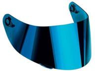 🔵 agv k-3 sv & k-5 motorcycle helmet shield visor windscreen clear tint - all sizes: xs, s, ms, iridium blue (gt2-1) logo