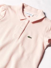 img 2 attached to 👕 Lacoste Girls' Short Sleeve Pique Iconic Tops: Clothing for Tees & Blouses