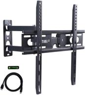 📺 versatile wall mount tv bracket: swivel, tilt, dual articulating arm | fits 23-55 inch led/lcd/oled flat screen tvs | max vesa 400x400mm logo