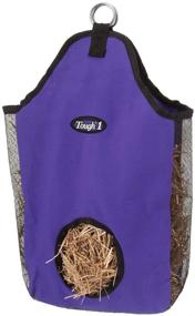 img 1 attached to 🐴 Durable and Practical Tough 1 Miniature Canvas Hay Pouch - Perfect for Small Equines